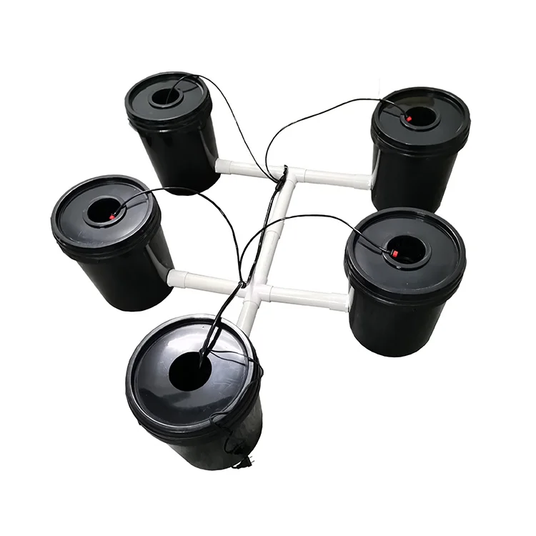 Easy Assemble Growing System Dwc Bucket Hydroponic Plant For Growing