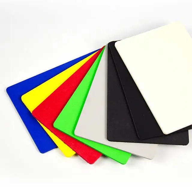 White Color 5mm 4x8 Soundproof PVC Foam Board Sheets for Building Outdoor Wall Board