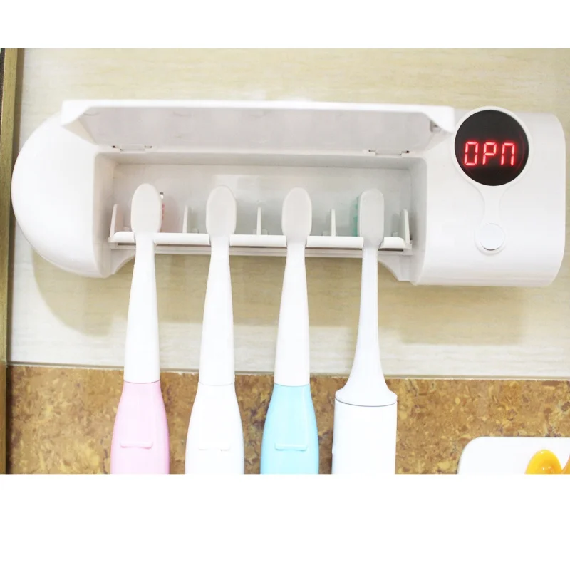 Wallmounted Toothbrush Holder Uvc Sterilizer Tooth Disinfection