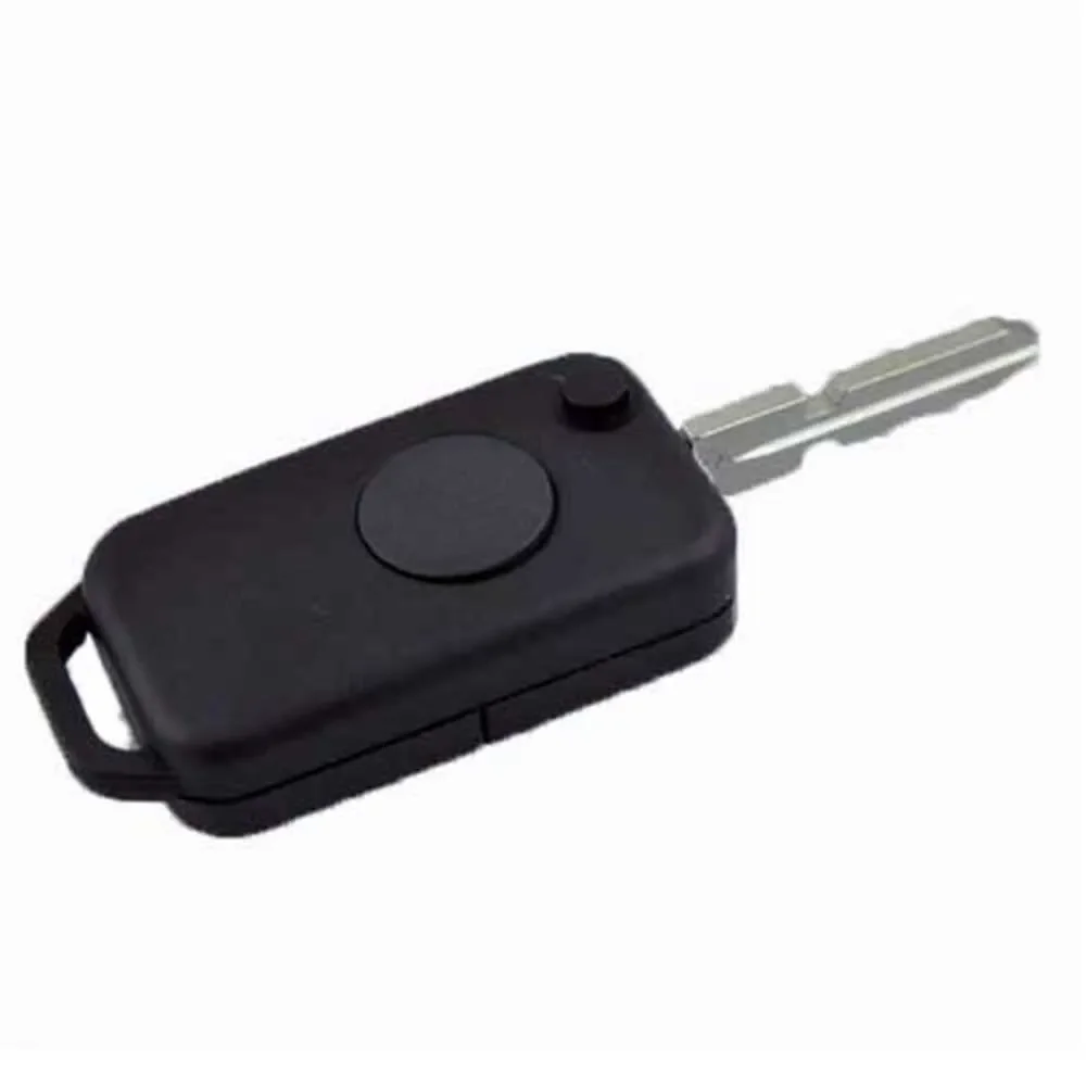 1 Button Flip Folding Key Shell Replacement Remote Car Key Shell for Mercedes Benz W168 W124 W202 1984-2004 a C E Class