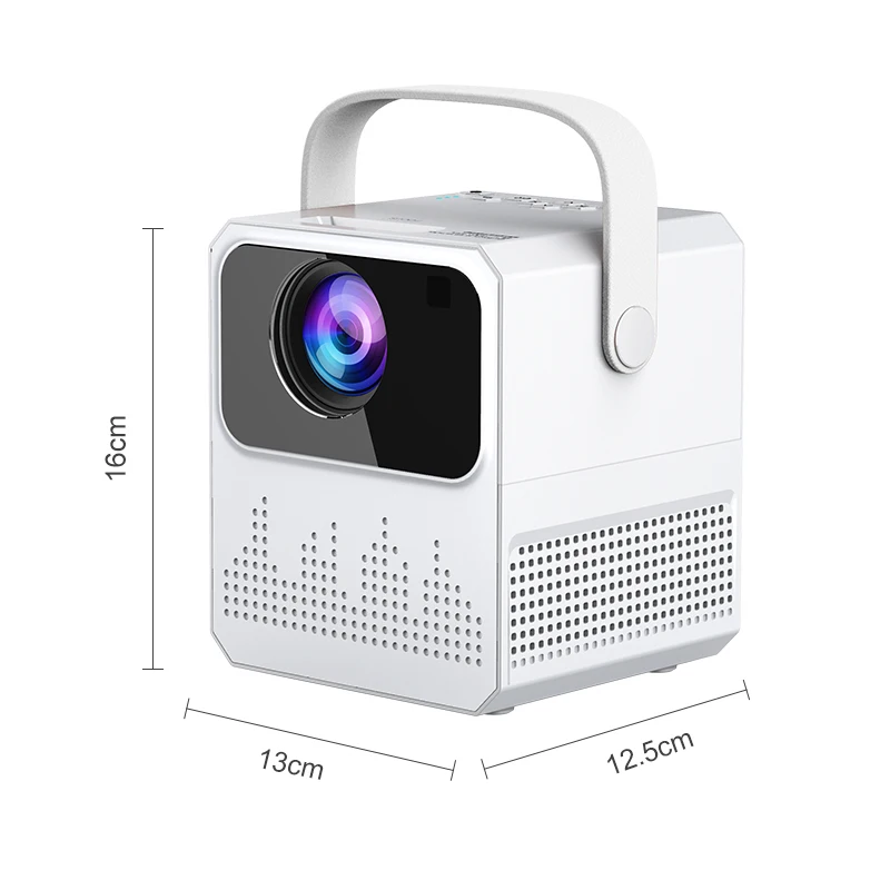 T2 Mini Projector LED Full HD 1080p 4K Smart Android 9.0 Wifi BT Quad Core Portable Projector for Home Theater/Outdoor/Meeting