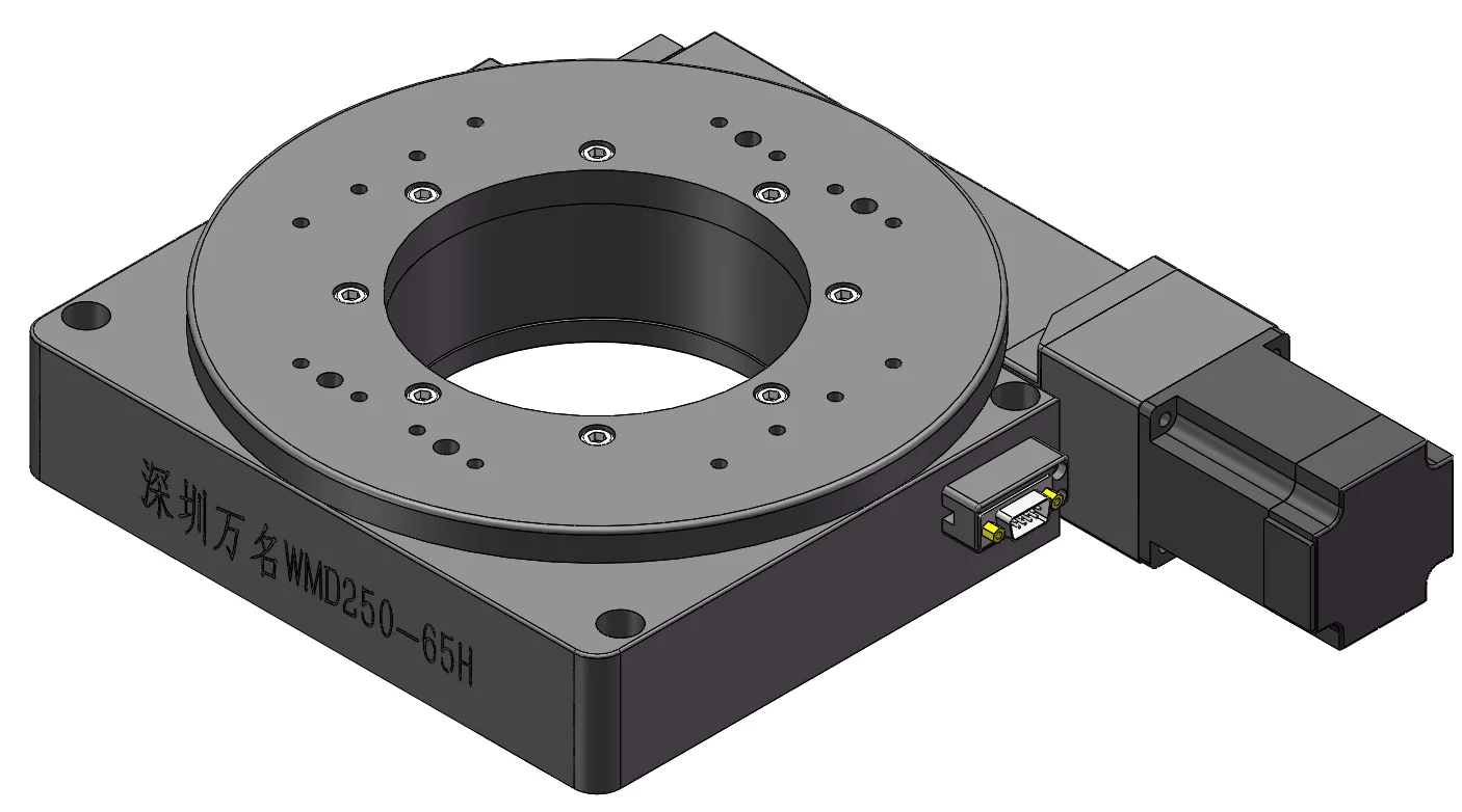 Precision Motorized Rotary Table Diameter 250mm Heavy Duty Rotation Stage Industrial Rotation Stage