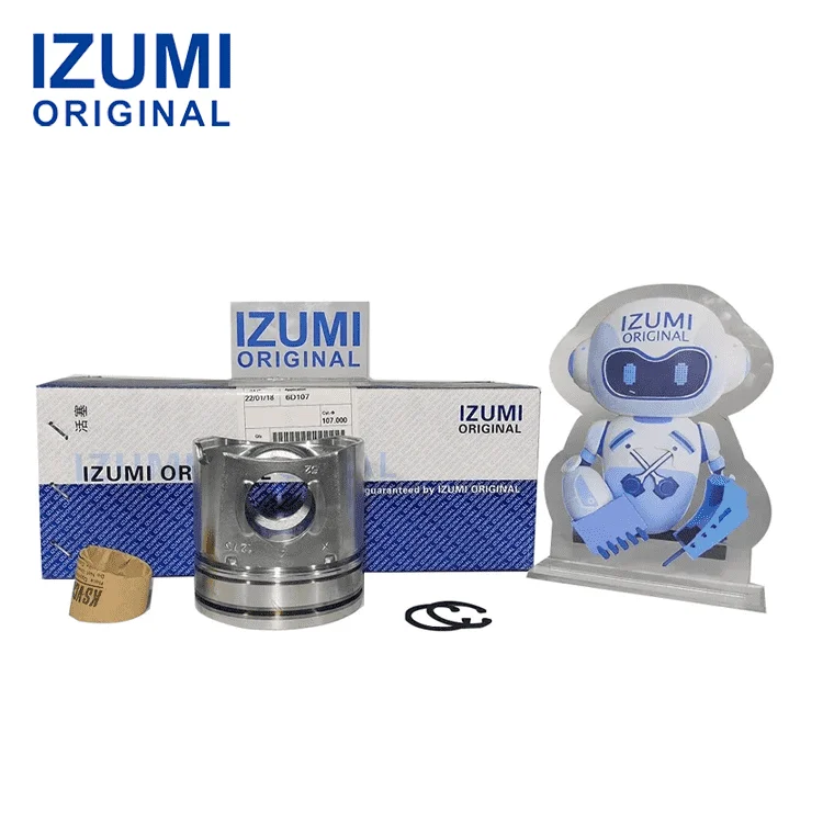 IZUMI ORIGINAL S6D107 6754-31-2110 Piston Kit for Komatsu Engine Replacement Spare Parts