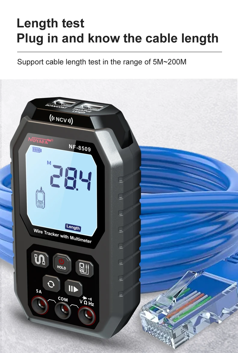 2024 New Cable Tester Multifunction Wire Detector With Multimeter
