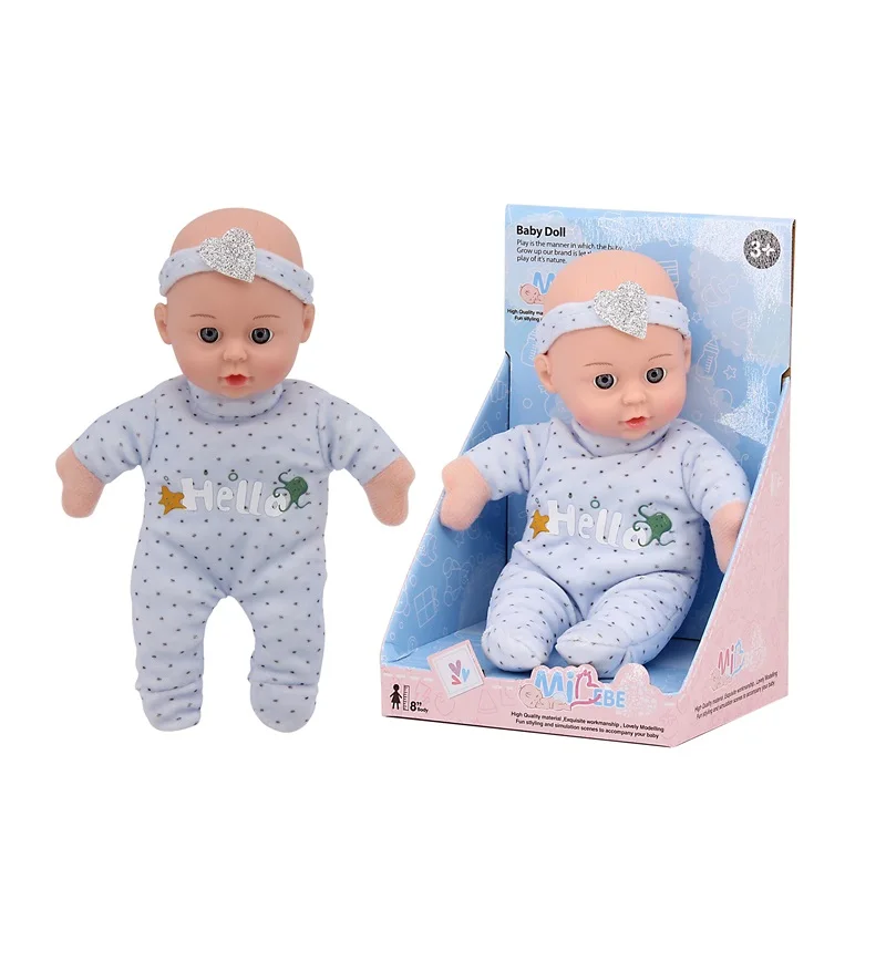 New Item Baby Dolls 8 Inch Reborn Baby Doll Soft Plush Doll Toys - Buy ...