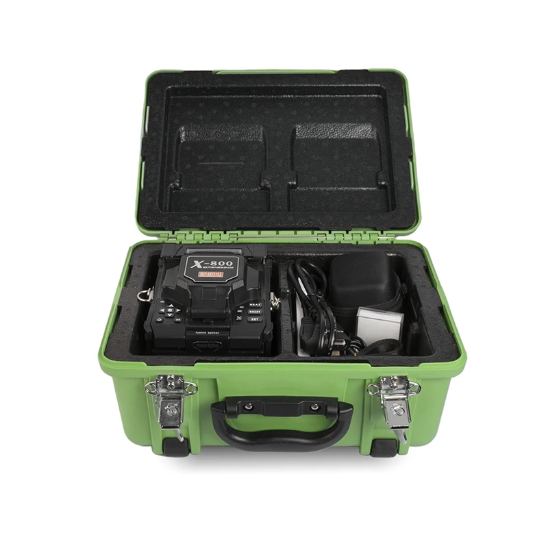 Fully Automatic Mini Optic Fiber Fusion Splicer Splicing Machine Fiber Optic Tool Set Welding Machine 6S Welding SM MM