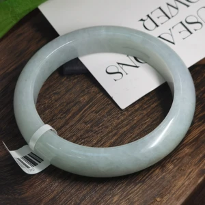 A Grade Green Jadeite Jade Bracelet Classic Shape Natural Gemstone Jadeite Bracelet Jade Round Fashion Bracelet JADE Bangles