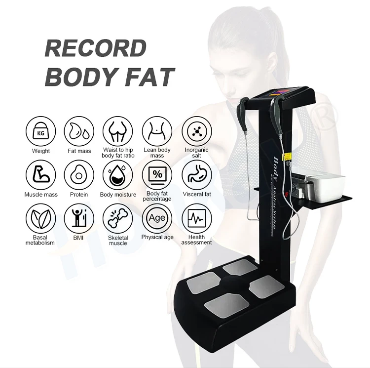 Newest Body Fat Analyzer Composite and Muscle Analyzer With Bioimpedance Machine With Printer Bioelectrical Impedance Analysis