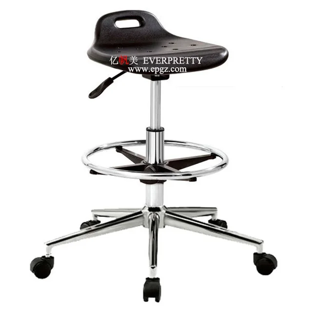Modern Design Library Classroom Training Office Plastic Chair with Wheels for Student Use