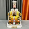 Robe colorée de l'empereur de jade creux