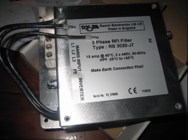 Rasmi 3G3MV PFI 1040-E Single Phase RFI Filter
