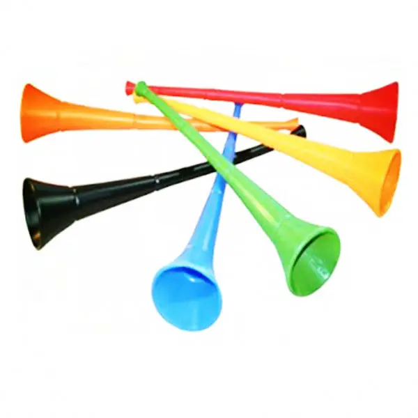Ningbo Junye Cheering Item Plastic Cow Ship Sports Horn Vuvuzela for World Cup Euro Cup in Warehouse