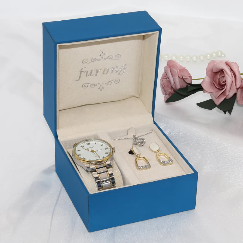Custom Color Logo Watch Box Quality Jewelry Case for Set Jewelry Factory Sales Watch Packaging Storage Case