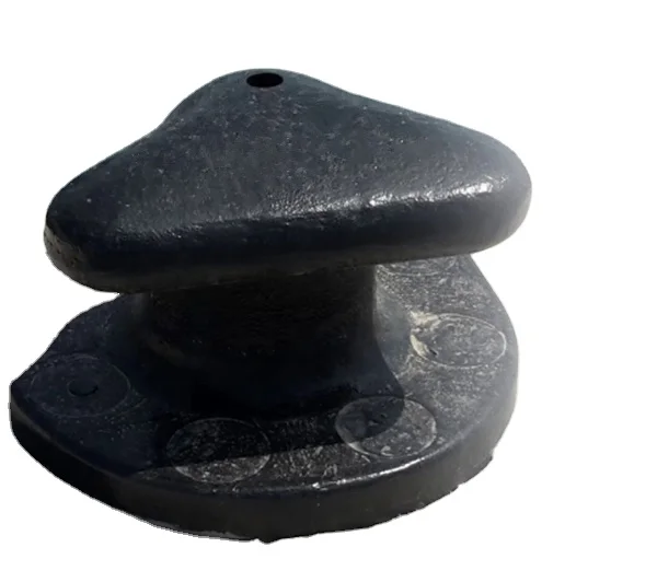 Marine Cast Steel Mooring Bollard-Custom Cutting Service 150 Tons Capacity ISO Standard 24 Months Warranty Epoxy Paint 10-15