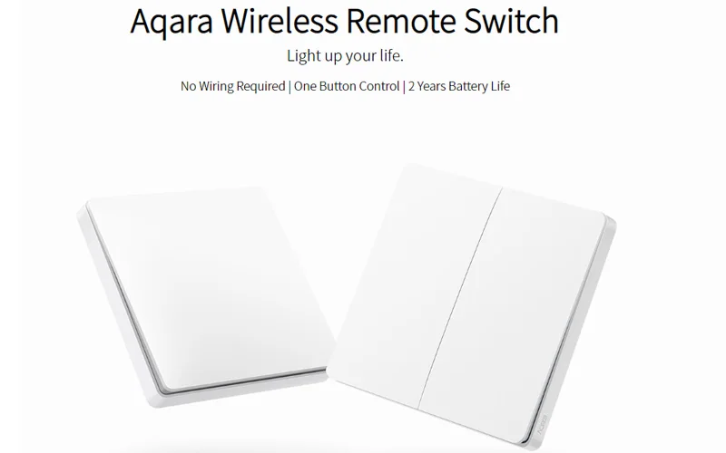 Original Aqara D1 Smart Switch Light Remote Control ZiGBee wifi Wireless Key Wall Switch work with mijia Mi Home APP_7