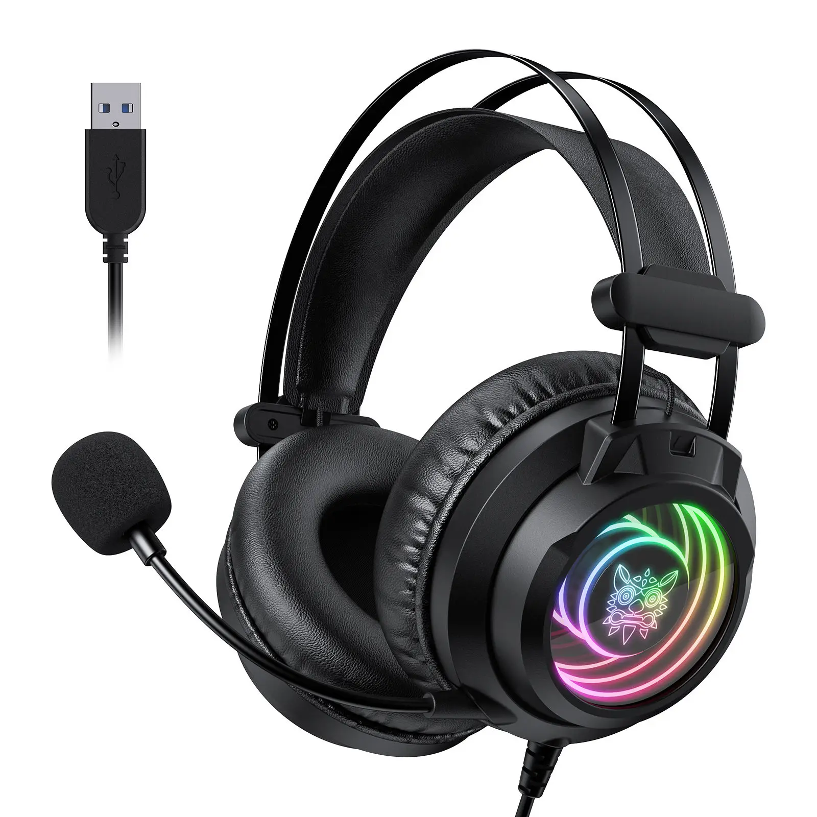 ONIKUMA X80 7.1 Surround Sound Noise Cancelling Gaming Headphones