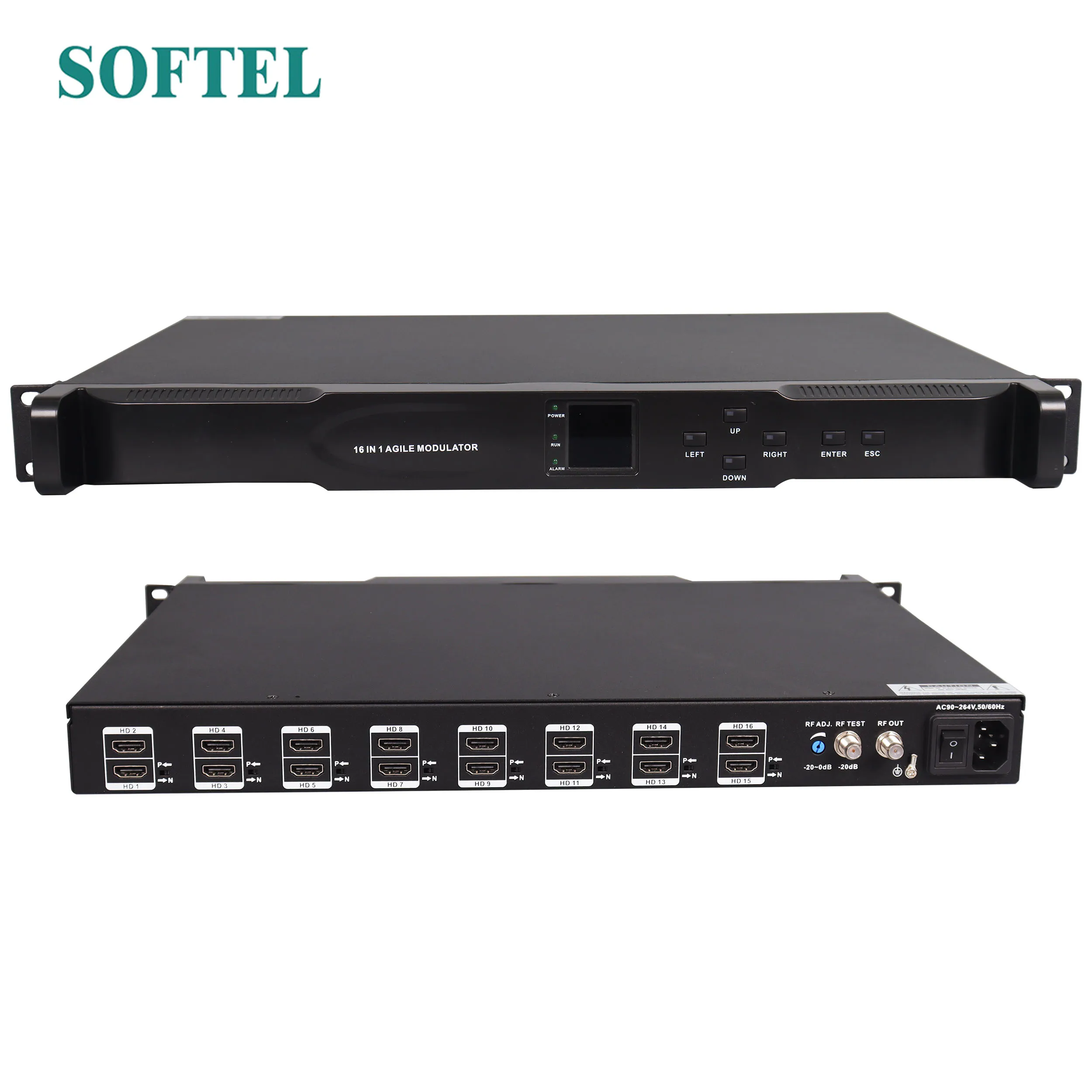 High Quality 4 In 1 Agile TV Modulator For Cable TV System Manufacturers