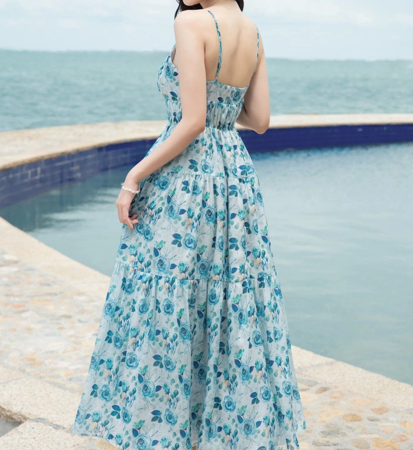 sachin and babi light blue dress Champagne dress✨ / So Chic