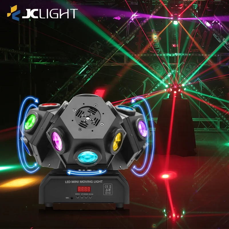 3ヘッドビーム ムービングヘッド 18個 クリープランプ バー KTV