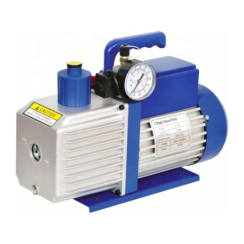 Two Stage Rotary Vacuum Pump 7 Cfm R32 Air Conditioning Refrigerant ...