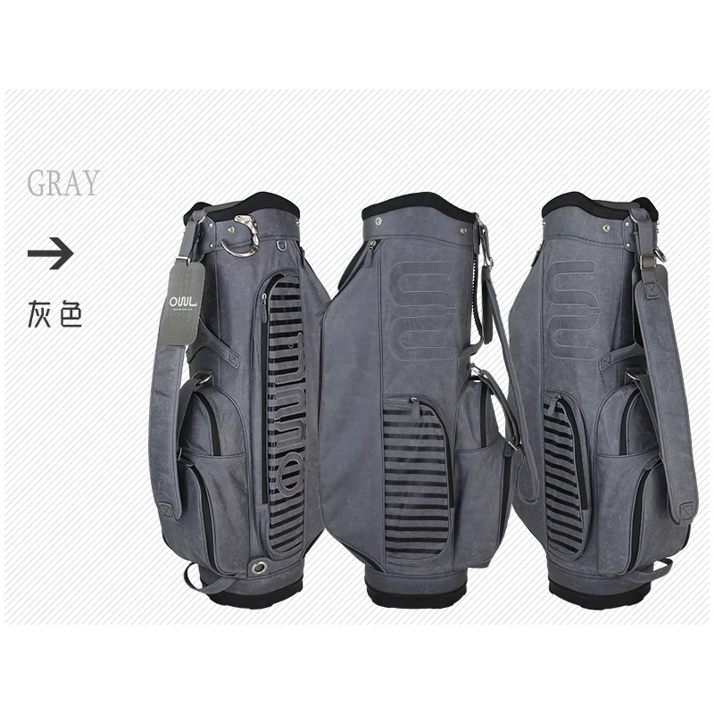 Golf Bag Men's Standard Golf Bag Highend Retro Suede Full Set Of Club Bags Buy Golf Bag High