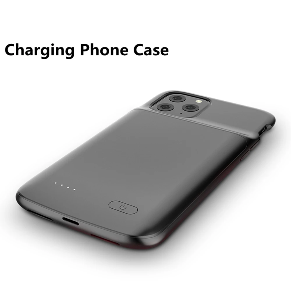 Power Bank Case for iPhone 11 Pro 4800 MAh Battery Case for iPhone Soft Silicone Charging Phone Case for iPhone 11 Pro Power Bank Case for iPhone 11 Pro 4800 MAh Battery Case for iPhone Soft Silicone Charging Phone Case for iPhone 11 Pro