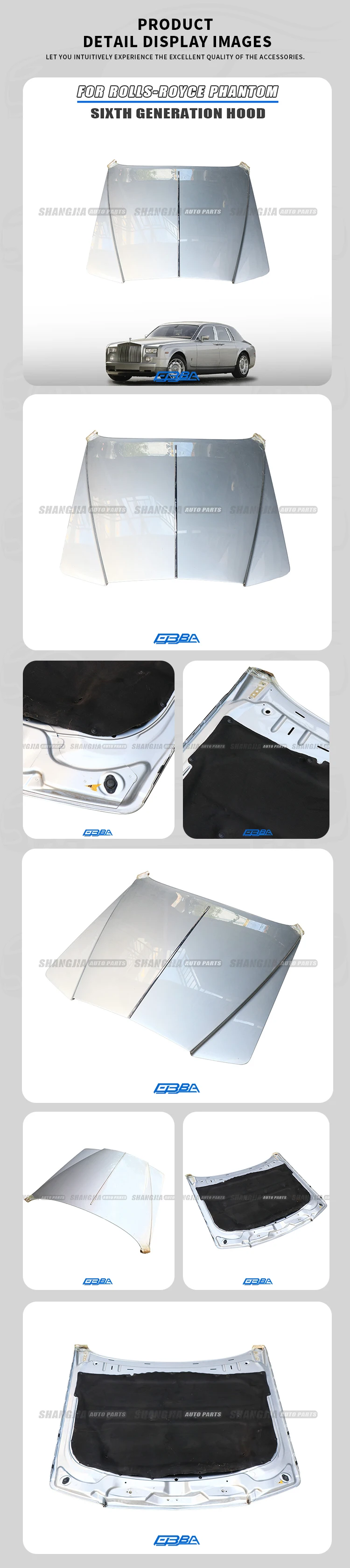 oem used auto parts roof panel roof shell for rolls royce phantom 6-2