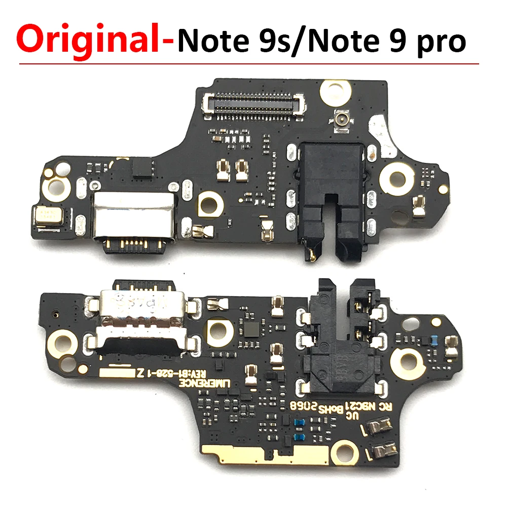 Redmi Note 9 9S 8 8T 7 Pro充電ボードフレックスケーブル用オリジナル