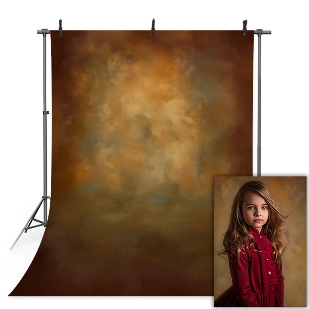 10x10ft Orange Backdrop Texture Portrait Photo Backdrops Abstract Background for Photography Photo Studio Backdrop