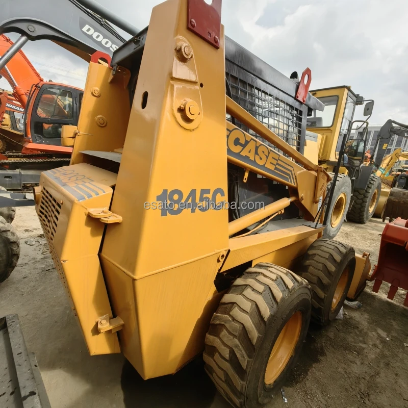 USA CASE 1845C Used Mini Wheel Loader Steer Loader Used case 1845c Mini Skid Steer for Sale