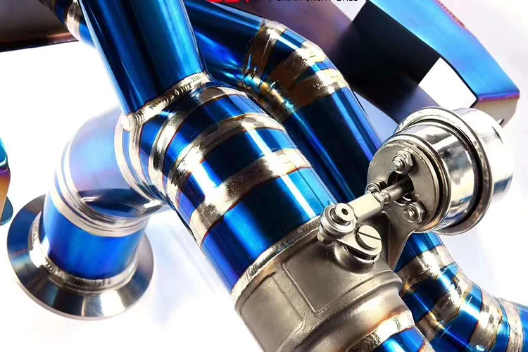titanium exhaust catback for audi rs3
