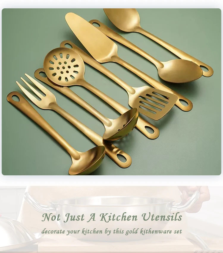 Stainless Steel Kitchen Utensils - Durable & Fashionable