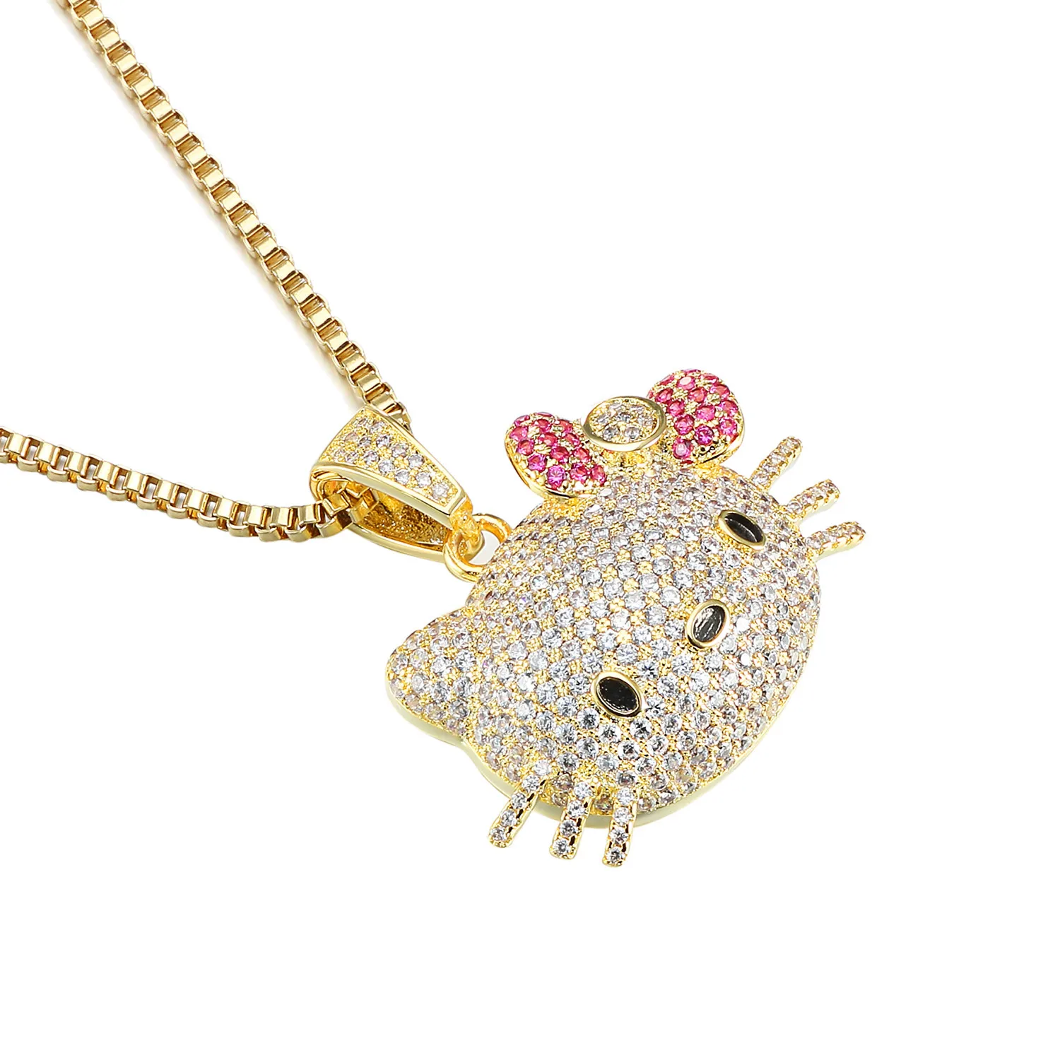 Hello Kitty Necklace Gold