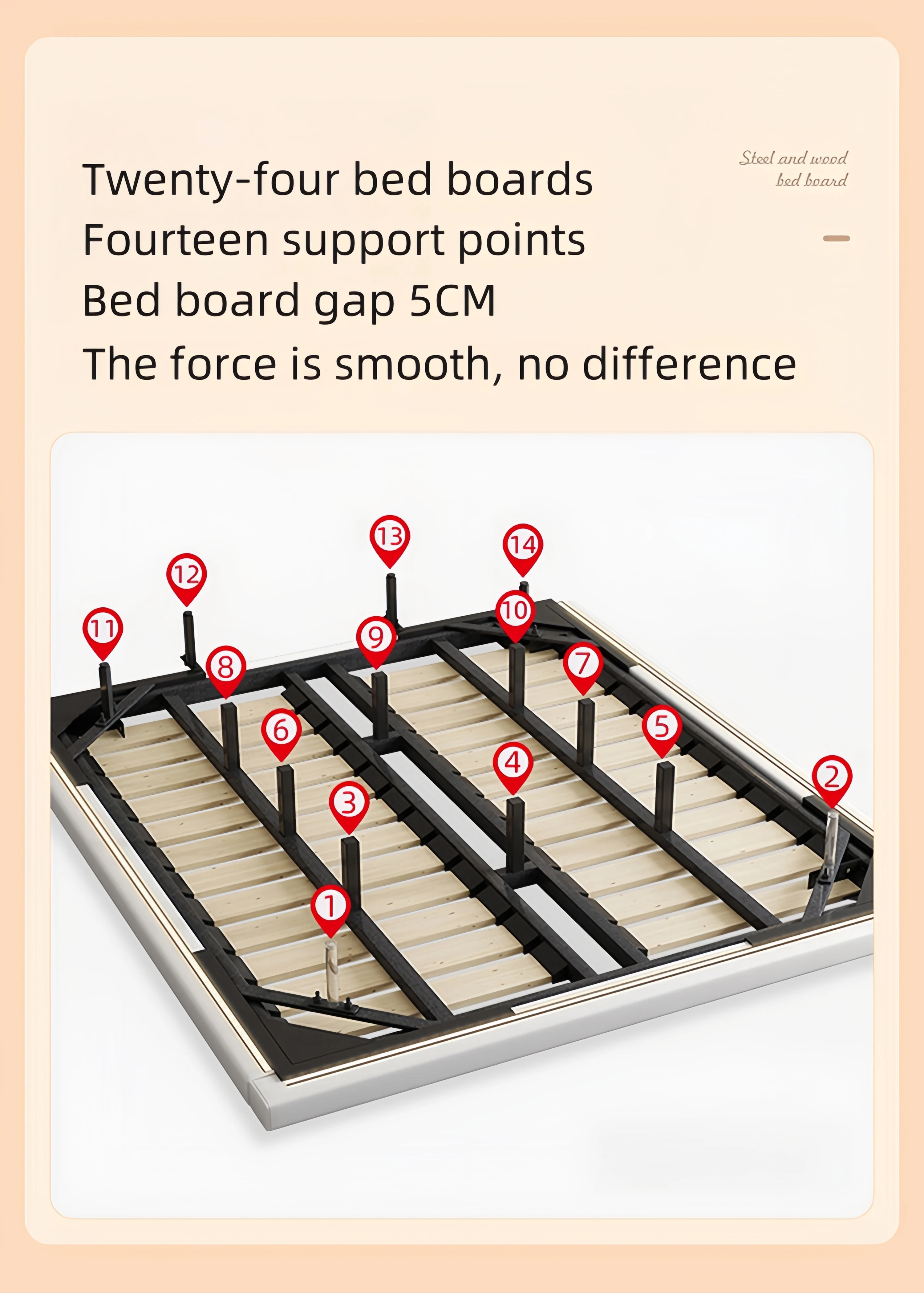 Elande Best Modern Suspended Floor Bed Queen King Size Platform Bedroom