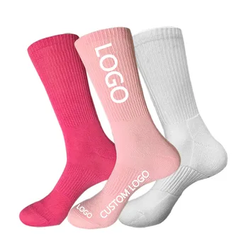 High quality sublimation cotton socks men sports colorful breathable custom design socks