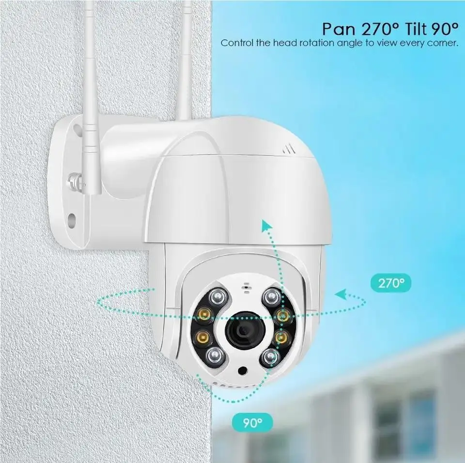 HOT Cheap Cloud Icess 2MP Wifi Camera Zoom 1080P Wireless Outdoor Dome Speed PTZ IP Surveillance Camera