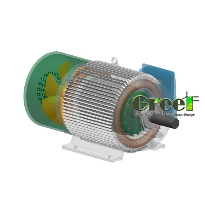 5KW 100RPM 250RPM 500RPM 1500RPM low rpm 3 phase AC brushless alternator,permanent magnet generator