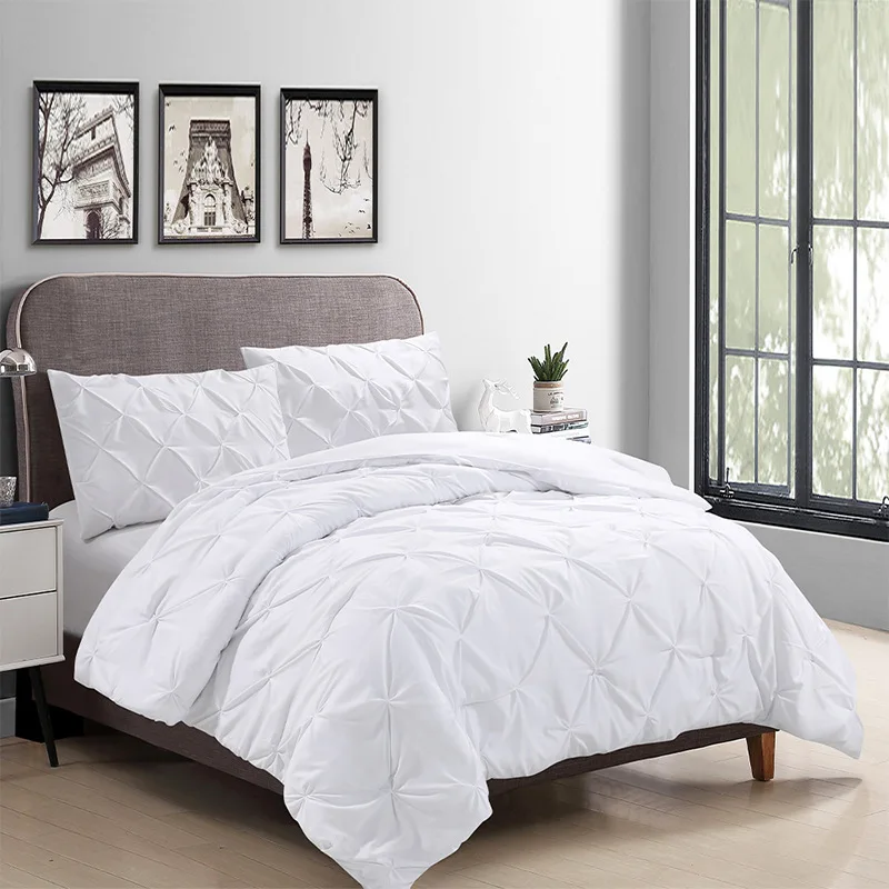 Drap De Lit En Coton Comforter Sets Bedding Luxury Duvet Cotton Quilt Soft Fiber Bedsheets Pillowcase Bedding Set