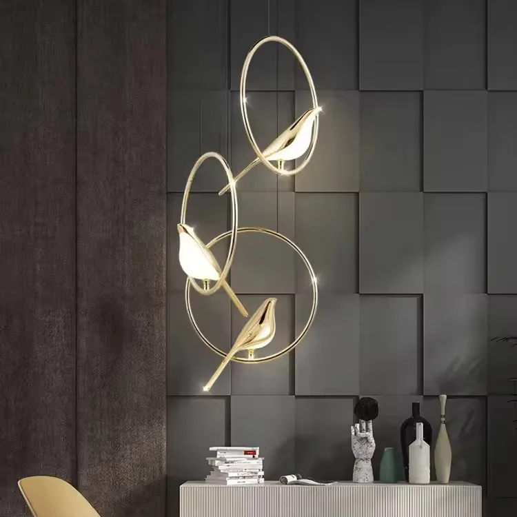 Kasanto Lighting Original Nomi Bird Pendant Lamp Modern Small Size Fancy Magpie Decorative Chandelier & Pendant Lights