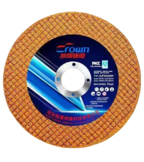 Wholesale price Abrasive Tools 4" Cutting Wheel 107x1.2x16mm Stainless Steel Cut Off Wheel Professional Cutting Disc