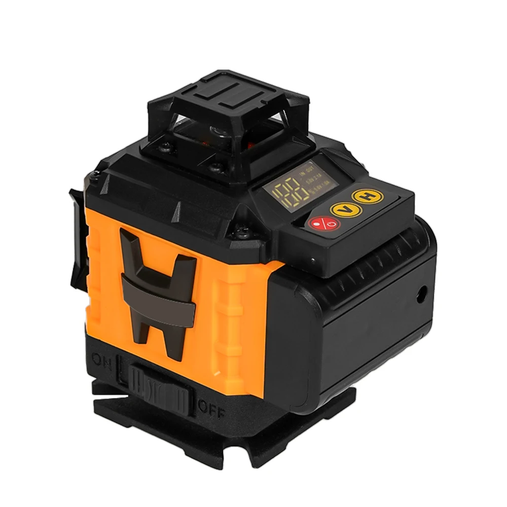 Horizontal and Vertical Automatic Self-leveling 360 Degree Laser Level 3D 4D 12 16 Line Red Green Beam High Light Laser Level