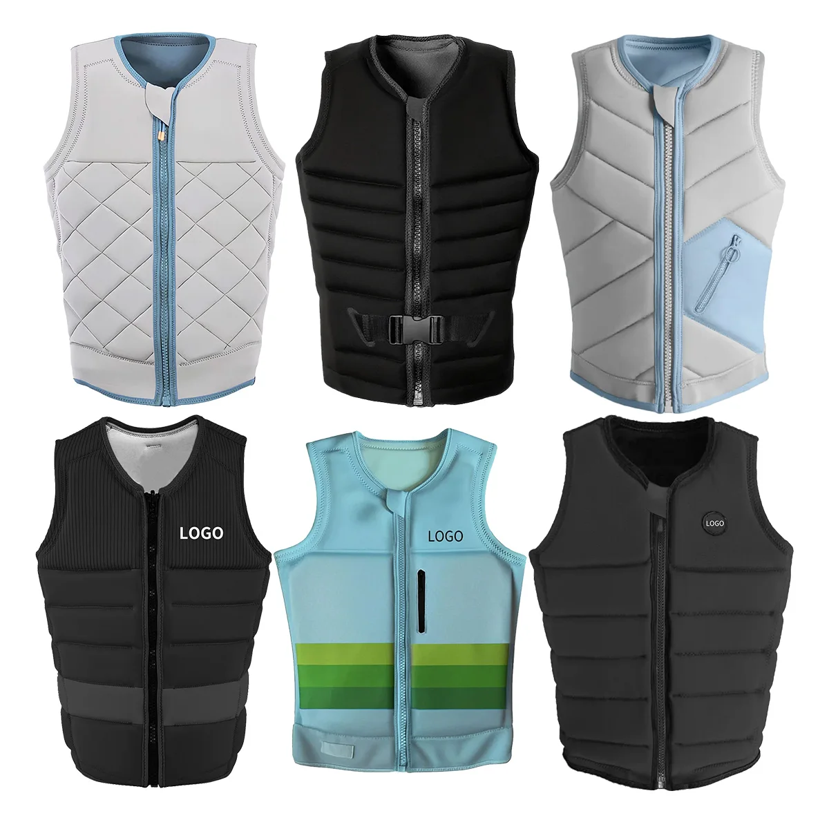 Custom Light Wakeboard Impact Vest - Prozipca Life Jacket
