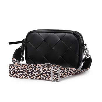 Fashion trending Women Bag Mini Cell Phone Chain woven Purse Handbag Small designer crossbody sling bag custom
