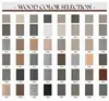 Noyer classique brun foncé / Finition blanc pur mat