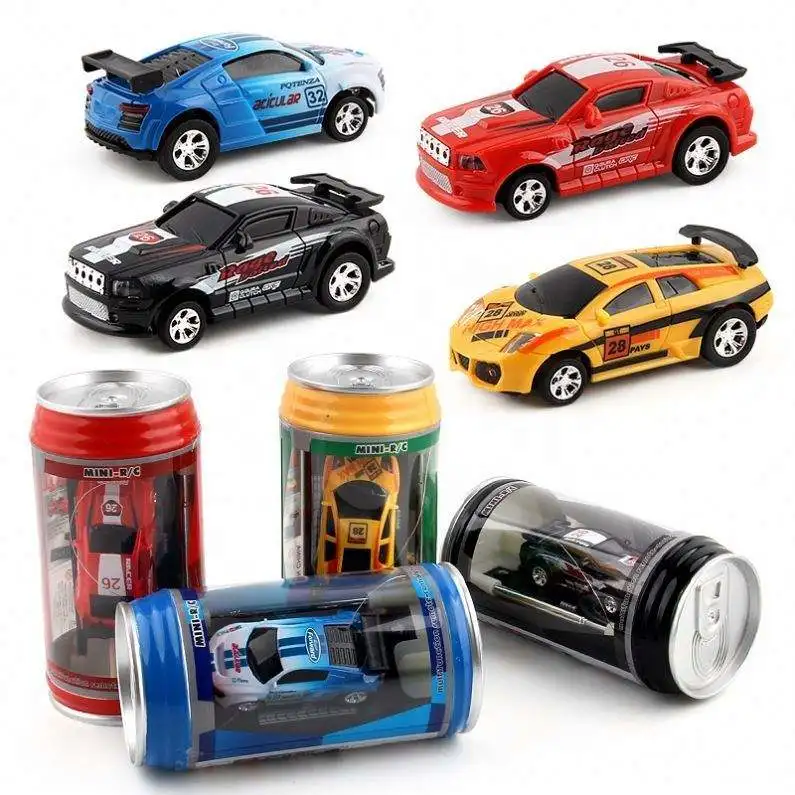 Can Mini Rc Car Radio Remote Control Micro Racing Car 4 Frequencies Radio Control Toys for Kids Gifts Rc Models