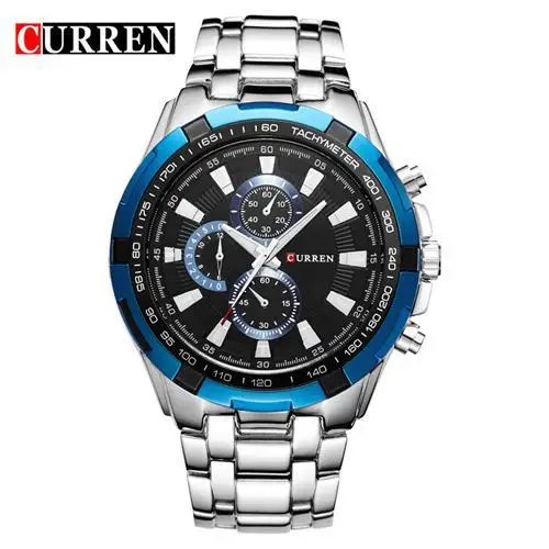 CURREN 8023 Men's Wrist Watches Stylish Waterproof - Main Image