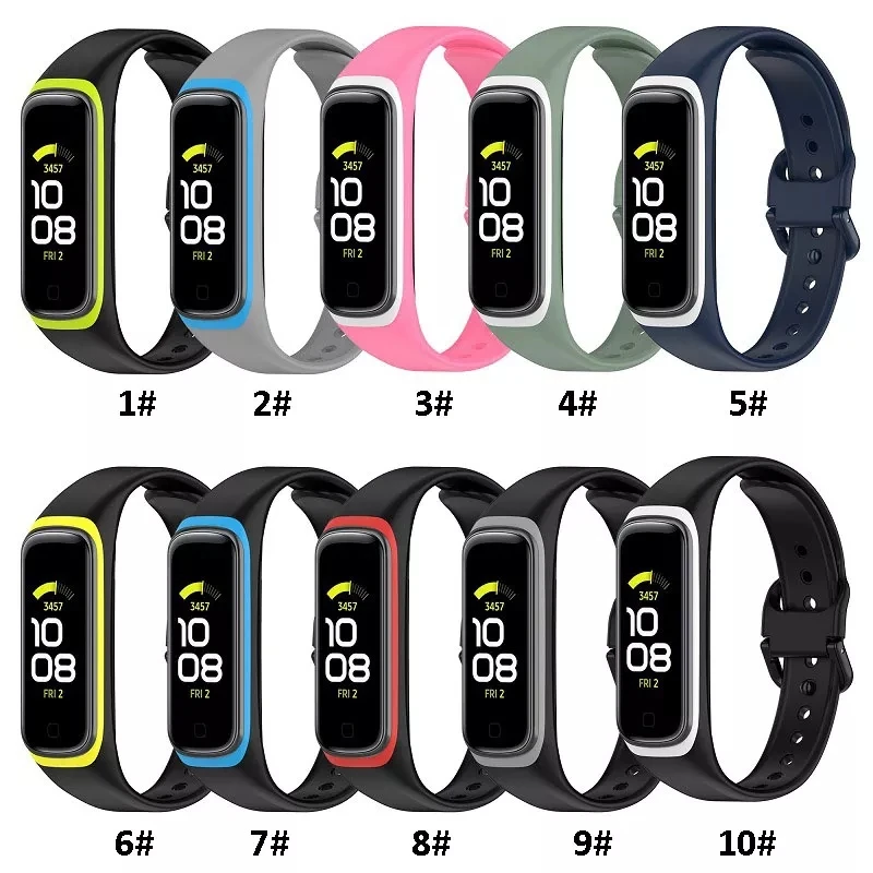 Fashion Soft Silicone Sport Band Smart Strap Watch Bracelet Replacement  Watch Band For Samsung Galaxy Fit 2 - Buy Straps For Samsung Watch,Silicone  Strap For Smart Watch,Male Female Bracelet For Samsung Watch