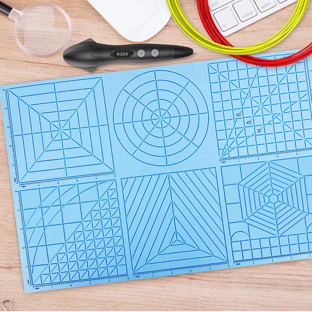 large 3d pen mat silicone design