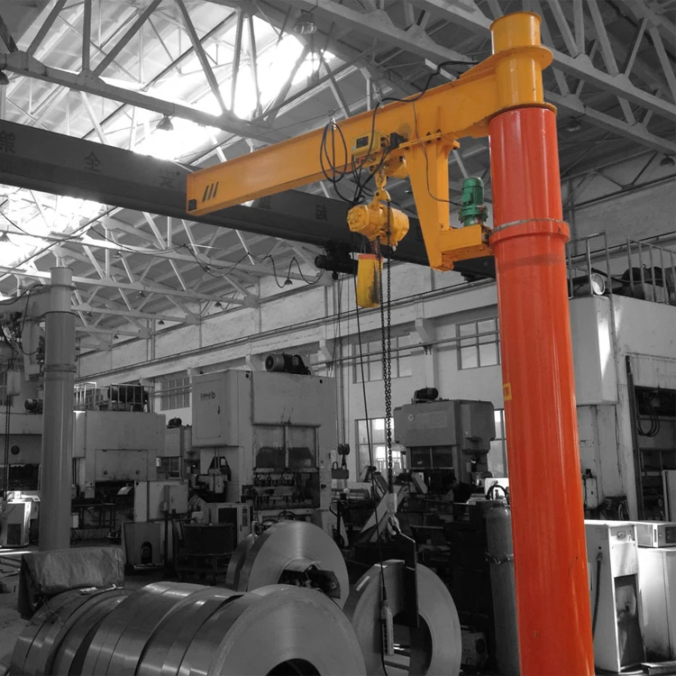 Column Pillar Type Remote Control 5 Ton 360 Degree Slewing Jib Crane