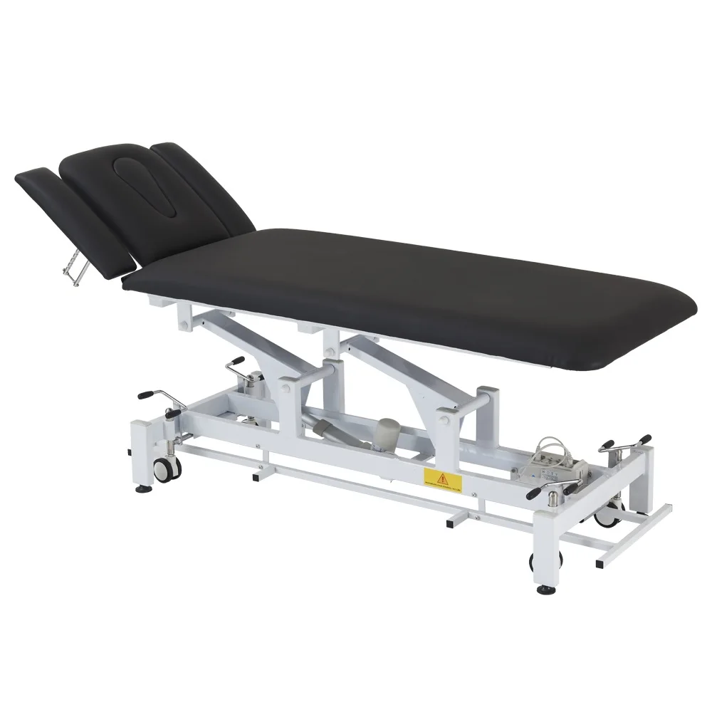 Medical Electric Treatment Table With Armrest Spa Massage Table With 4